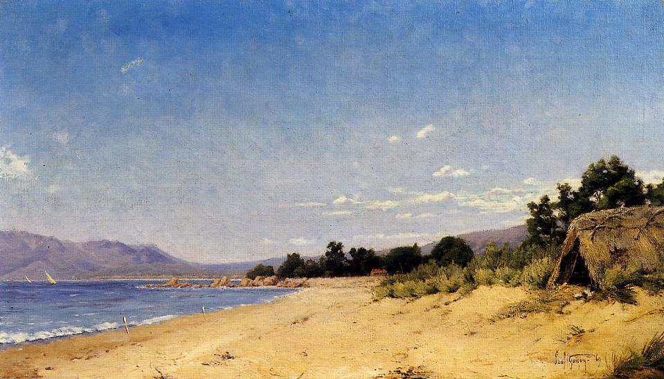 Hut By The Seashote — Paul Camille Guigou