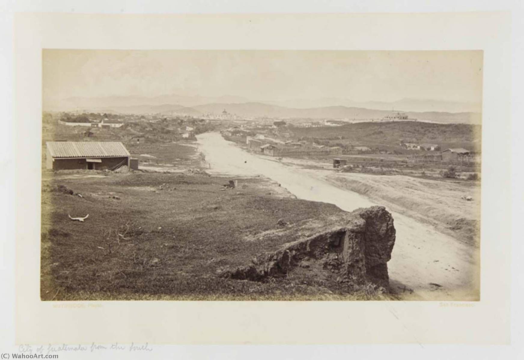 City Of Guatemala From The South — Eadweard J Muybridge