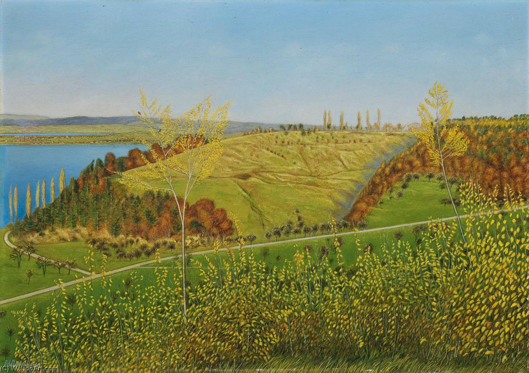 Frühlingslandschaft Am Untersee, 1941 — Adolf Dietrich