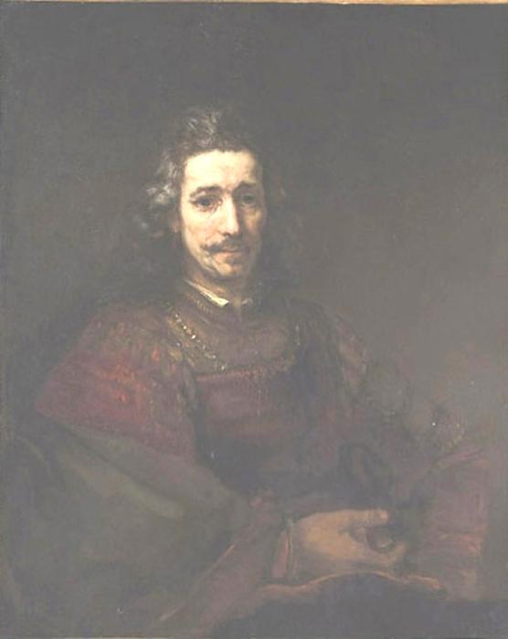 El Hombre Con El Lupa — Rembrandt Van Rijn