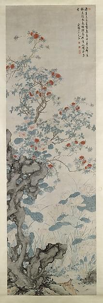 明 陳淳 暑園圖 軸 Summer Garden — Chen Chun