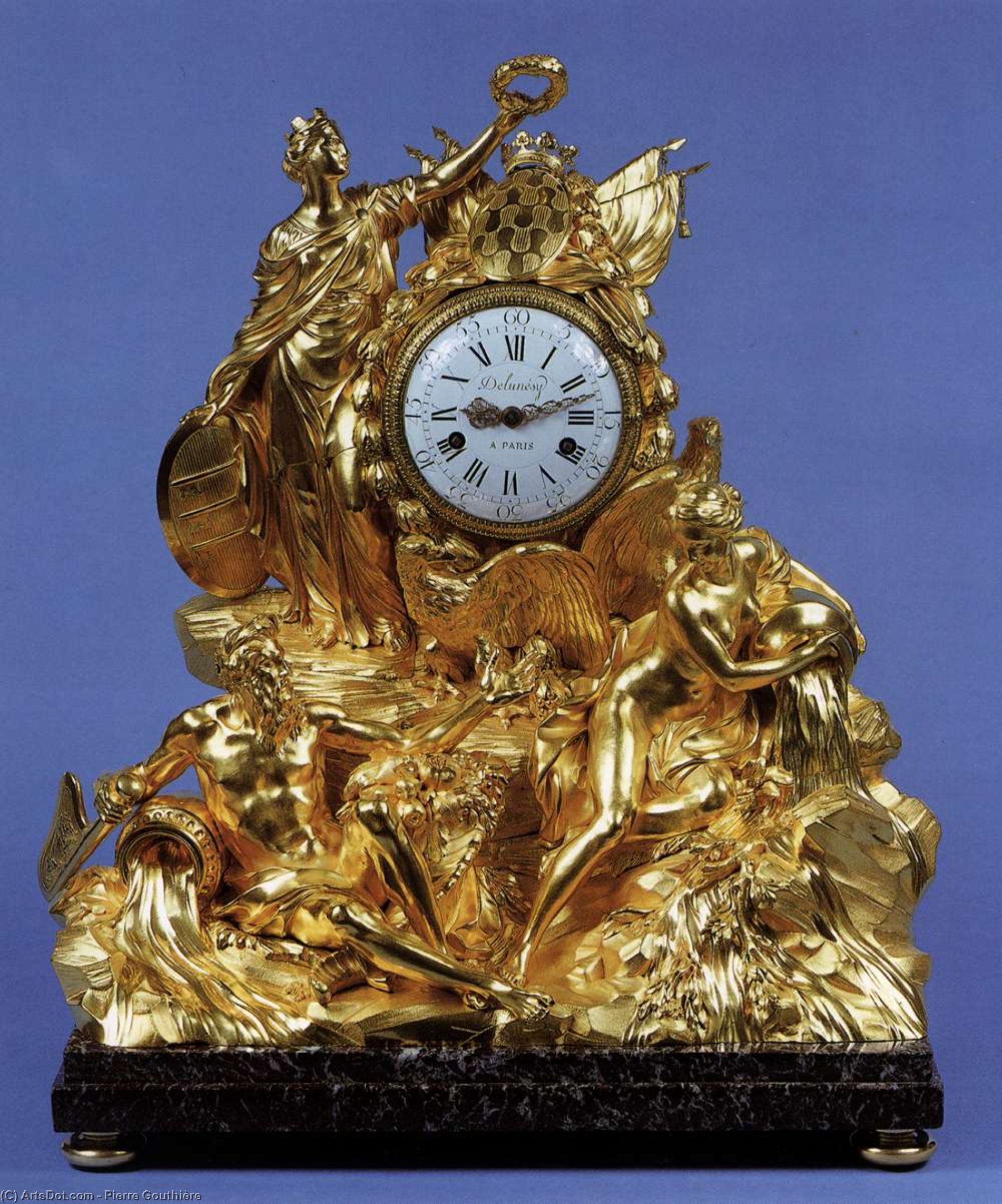 Mantel Clock — Pierre Gouthière