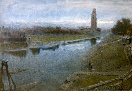 View Of Boston, Lincolnshire — Albert Goodwin
