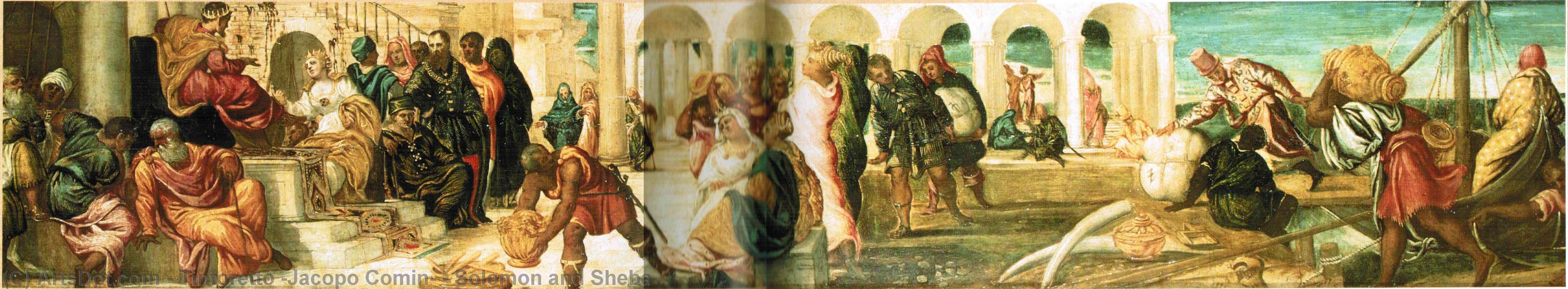 Solomon And Sheba — Tintoretto (jacopo Comin)