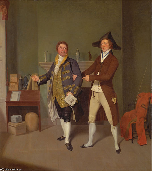 John Quick And John Fawcett In Thomas Moreton's 'the Way To Get Married' — Samuel De Wilde