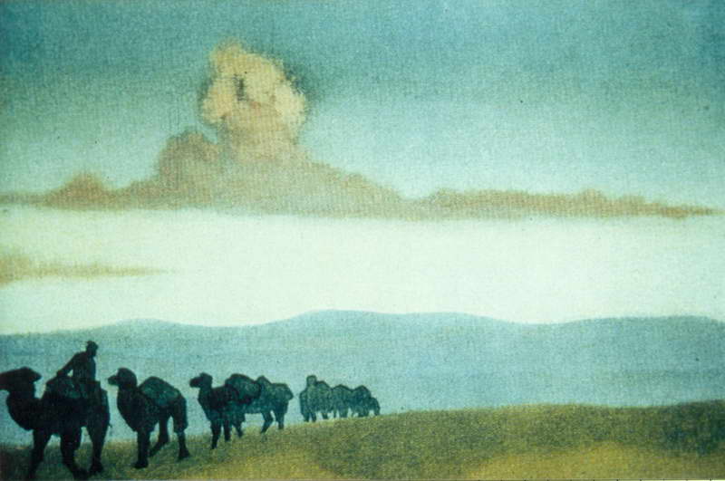 Chahar (caravan In The Desert) — Nikolai Konstantinowitsch Roerich