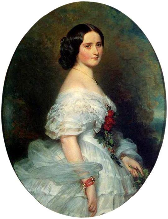 Anna Dollfus, Baronness De Bourgoing — Franz Xavier Winterhalter
