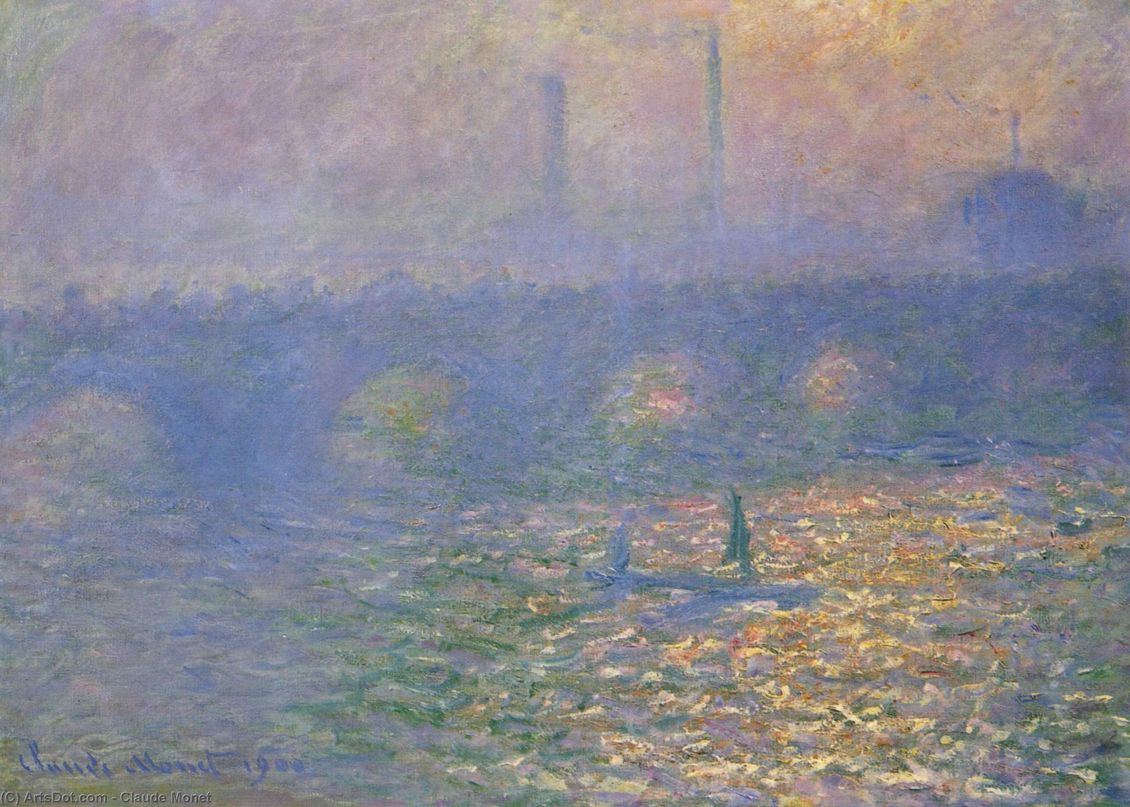 Waterloo Bridge, London — Claude Monet