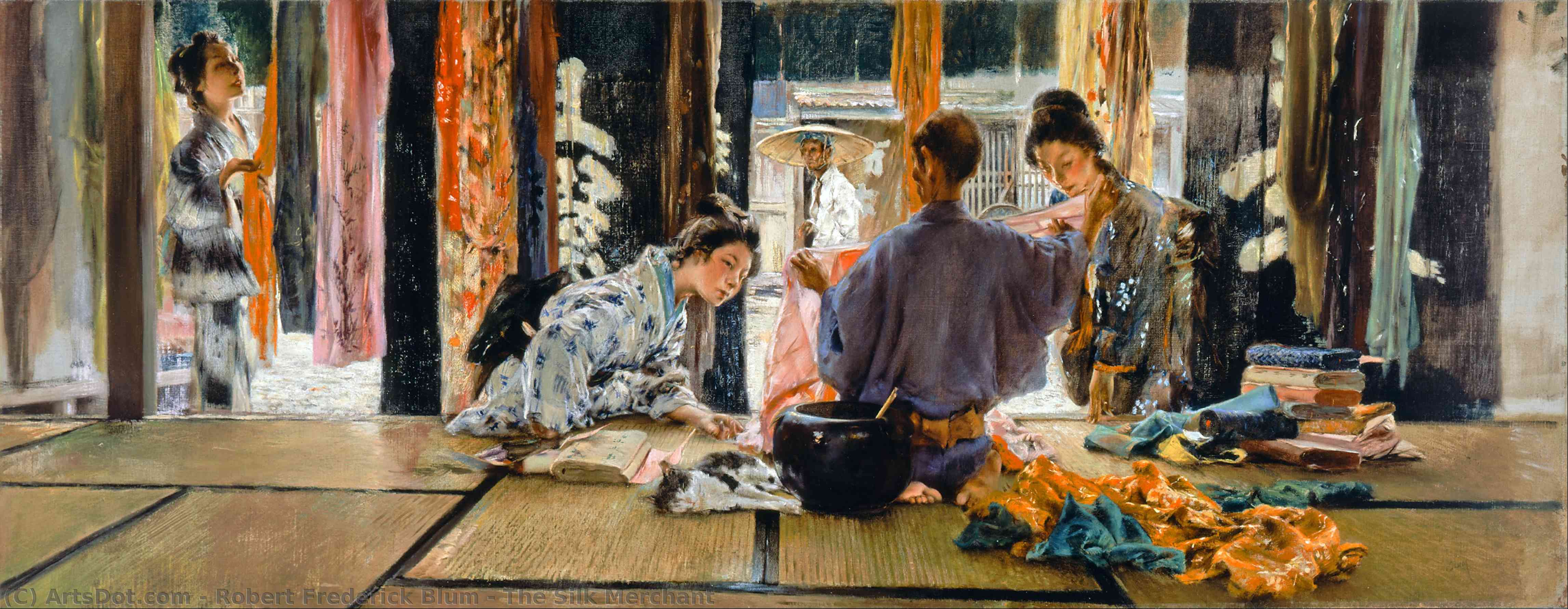 The Silk Merchant — Robert Frederick Blum