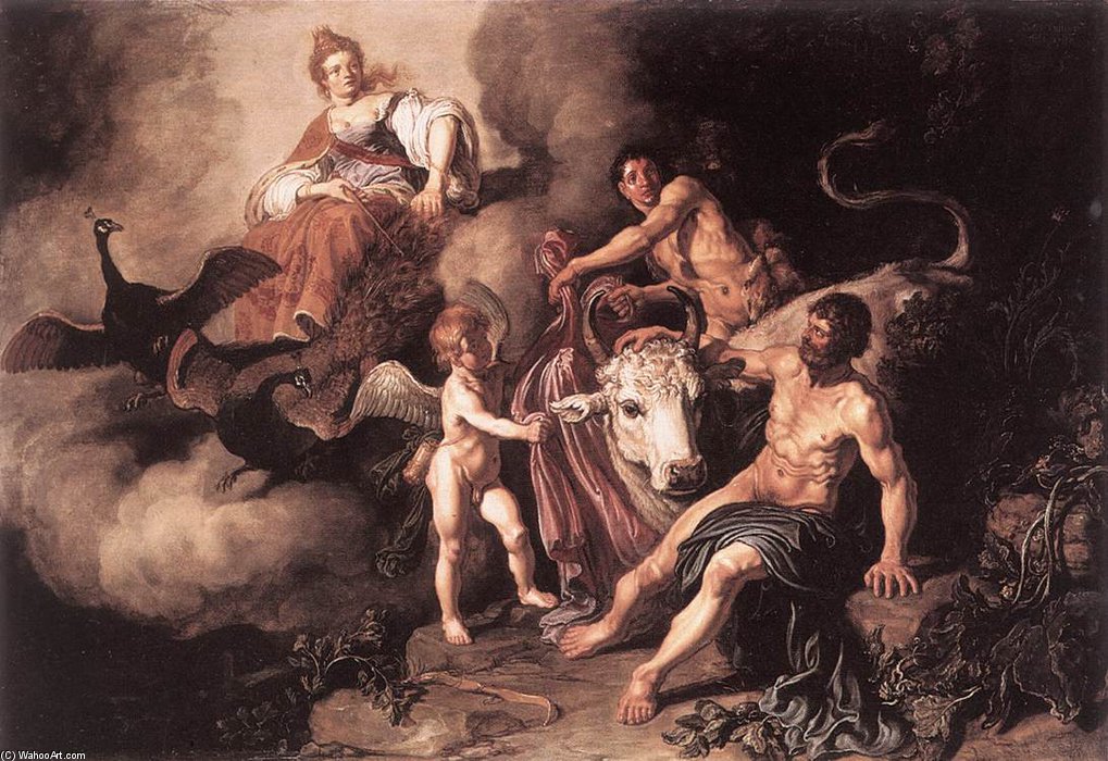 Juno Discovering Jupiter With Io — Pieter Pietersz Lastman