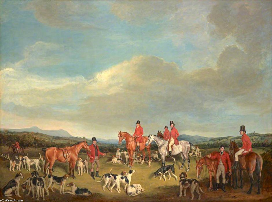 A Meet Of The Fife Hounds — Sir Francis Grant