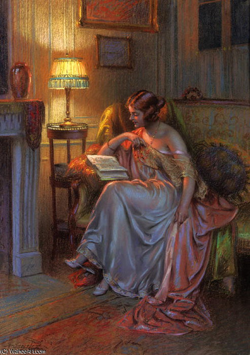 Jeune Femme Dans Son Intrieur — Delphin Enjolras