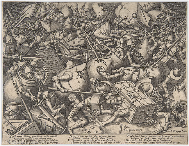 The Battle About Money — Pieter Van Der Heyden
