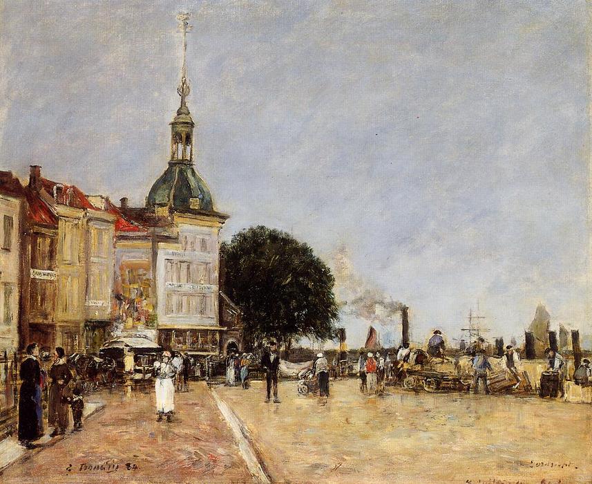 The Town Of Dordrecht — Eugène Louis Boudin