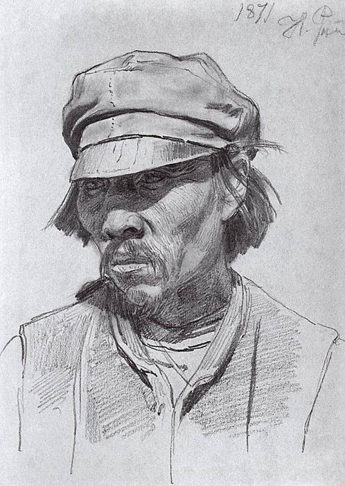 Portrait Of A Kalmyk — Ilya Yefimovich Repin