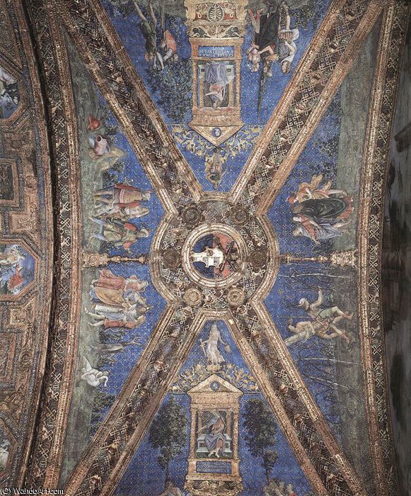 Vatican - Vault Decoration — Bernardino Di Betto (pintoricchio)