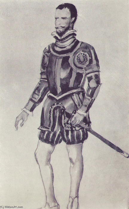 Sketch For Glinka's Opera ''ivan Susanin''. Guest — Konstantin Yuon