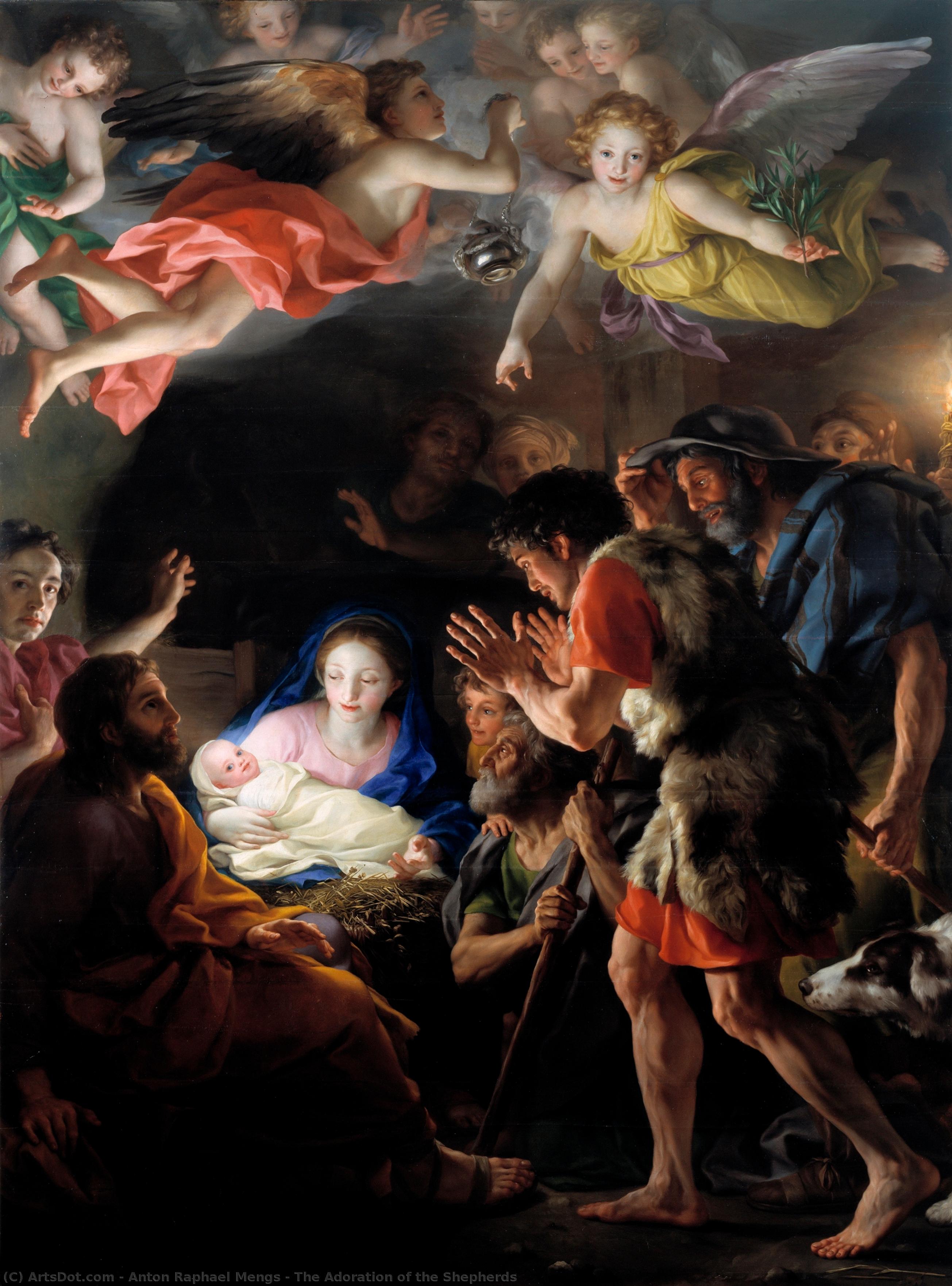 The Adoration Of The Shepherds — Антон Рафаэль Мэнс