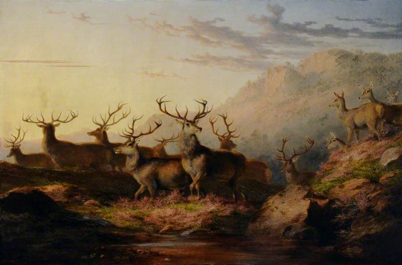 Stags On The Highlands — Džejms Giles