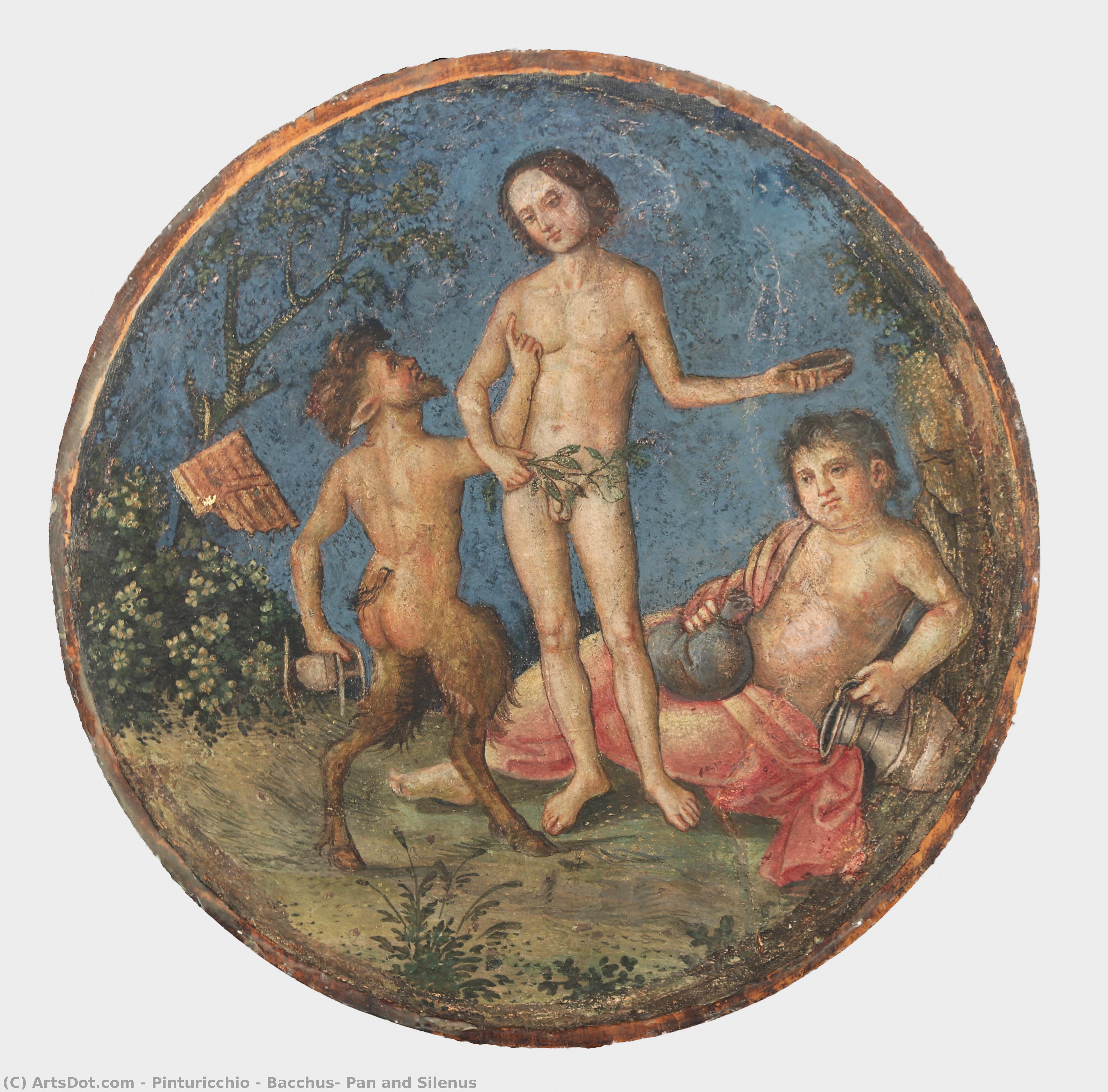 Bacchus, Pan And Silenus — Pinturicchio