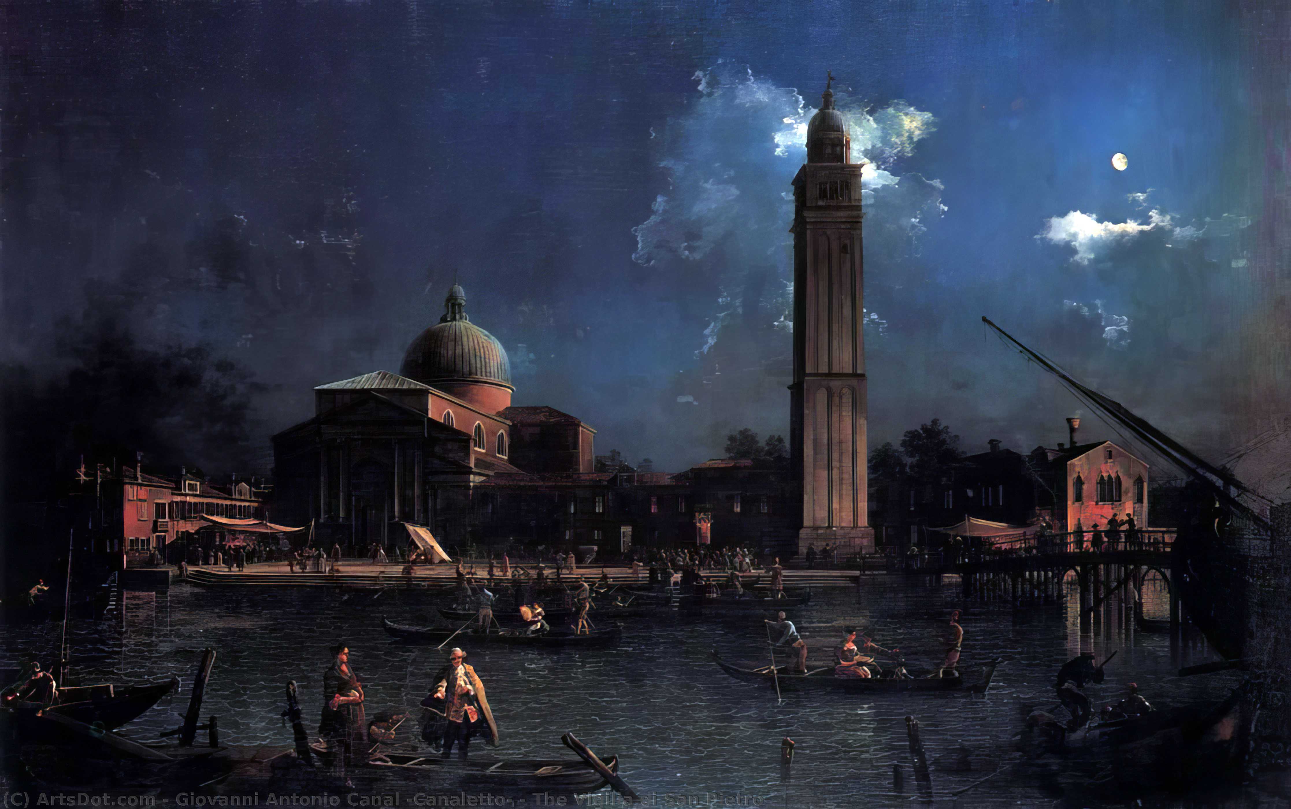 The Vigilia Di San Pietro — Canaletto