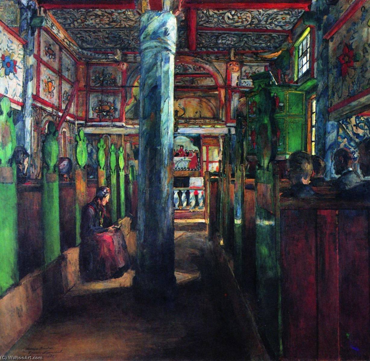 Interior Frm Uvdal Stave Church — Гаретти Бэкер