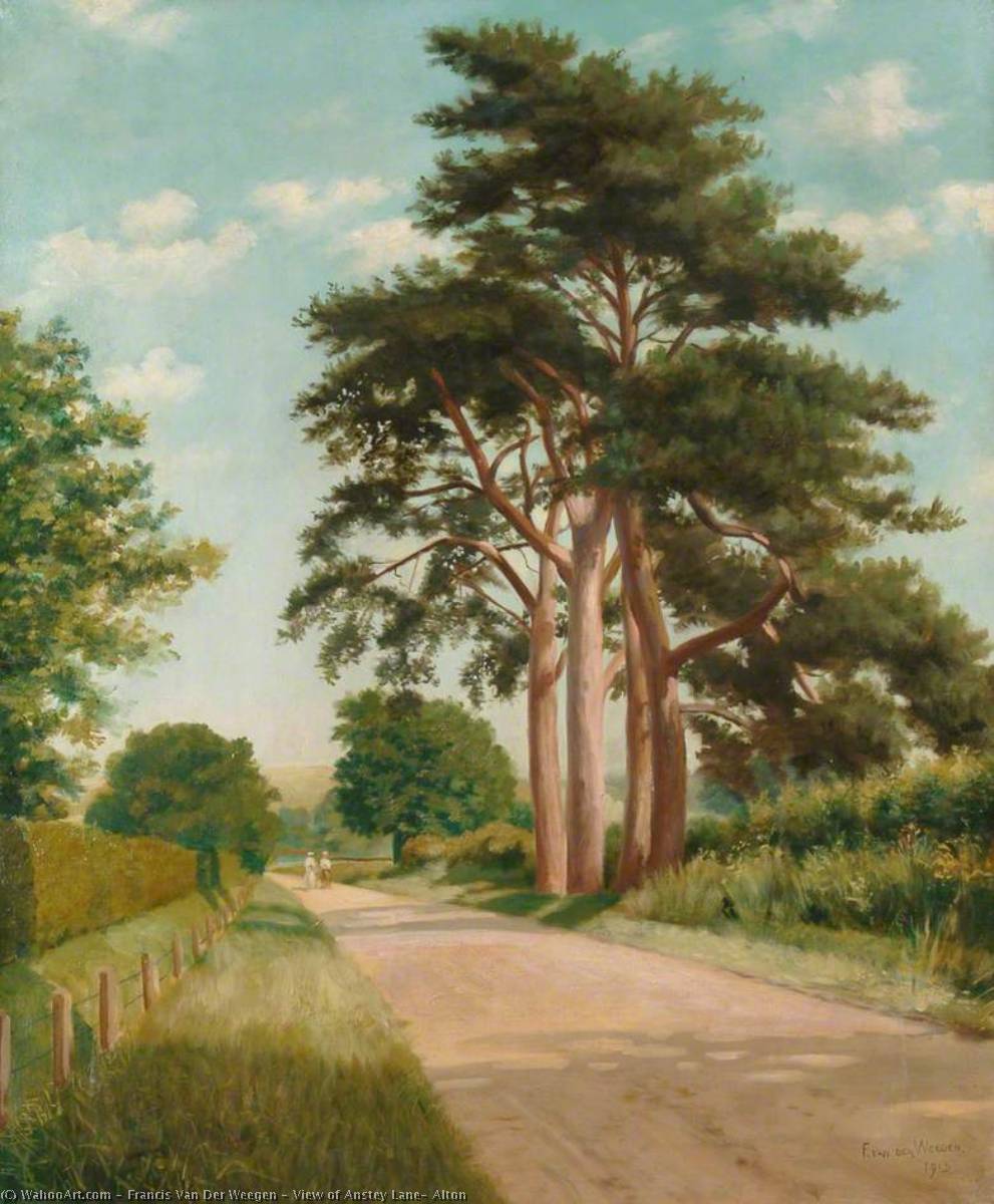 View Of Anstey Lane, Alton — Francis Van Der Weegen