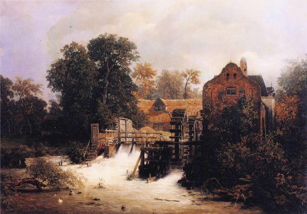 Westphalian Mill — Андреас Ахенбах