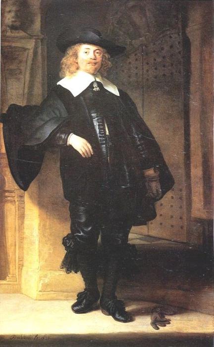 Retrato De Un Hombre De Pie — Rembrandt Van Rijn