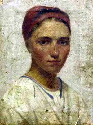 Portrait Of A Peasant Girl — Alexei Venetsianov