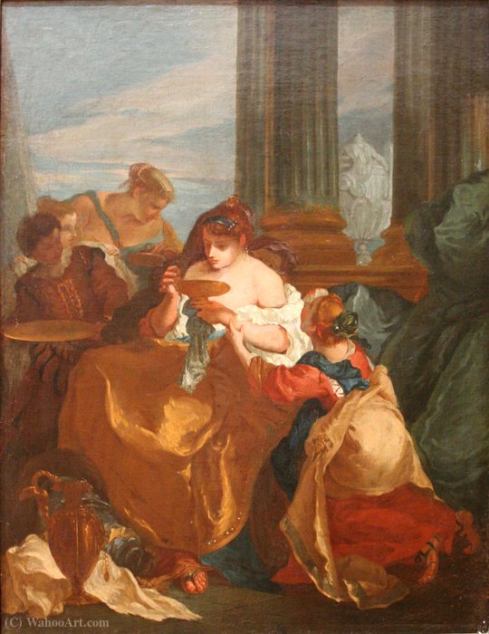 Sophonisbe Drinking Poison — Michel François Dandré Bardon