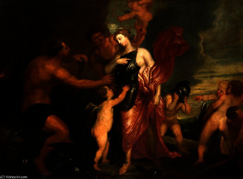Venus Cajoling Vulcan For Arms For Aeneas — Sir Anthony Van Dyck