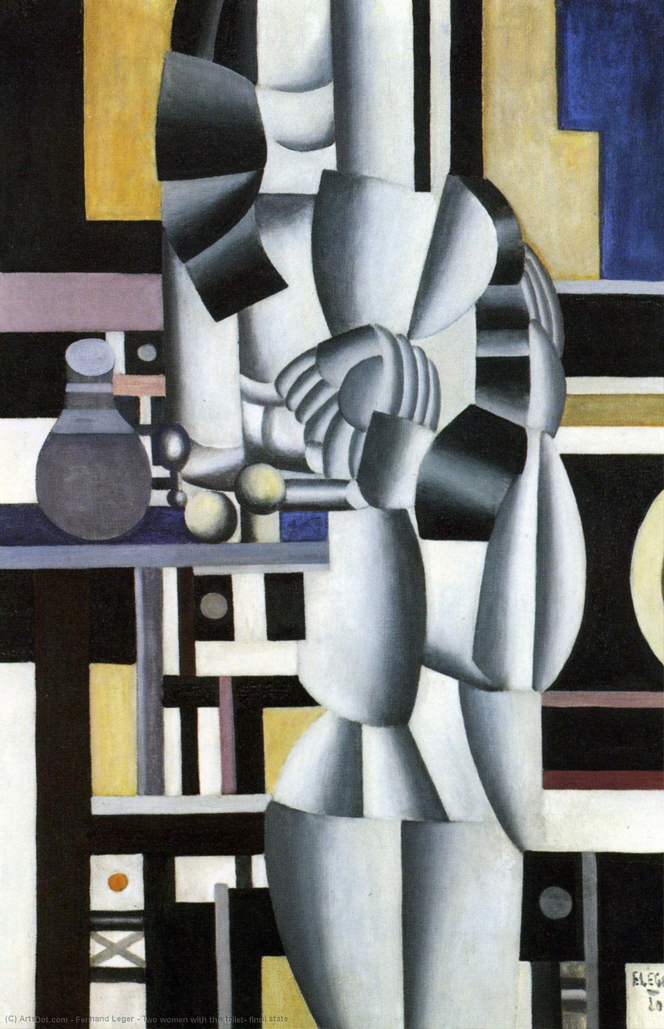 Two Women With The Toilet, Final State — Fernand Léger