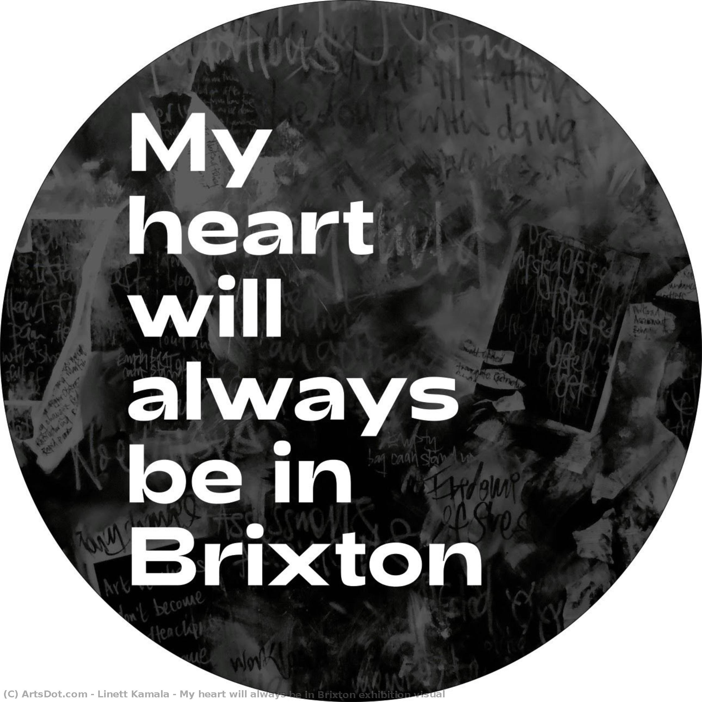 My Heart Will Always Be In Brixton Exhibition Visual — Linett Kamala