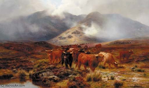 Crossing The Moorland — Louis Bosworth Hurt