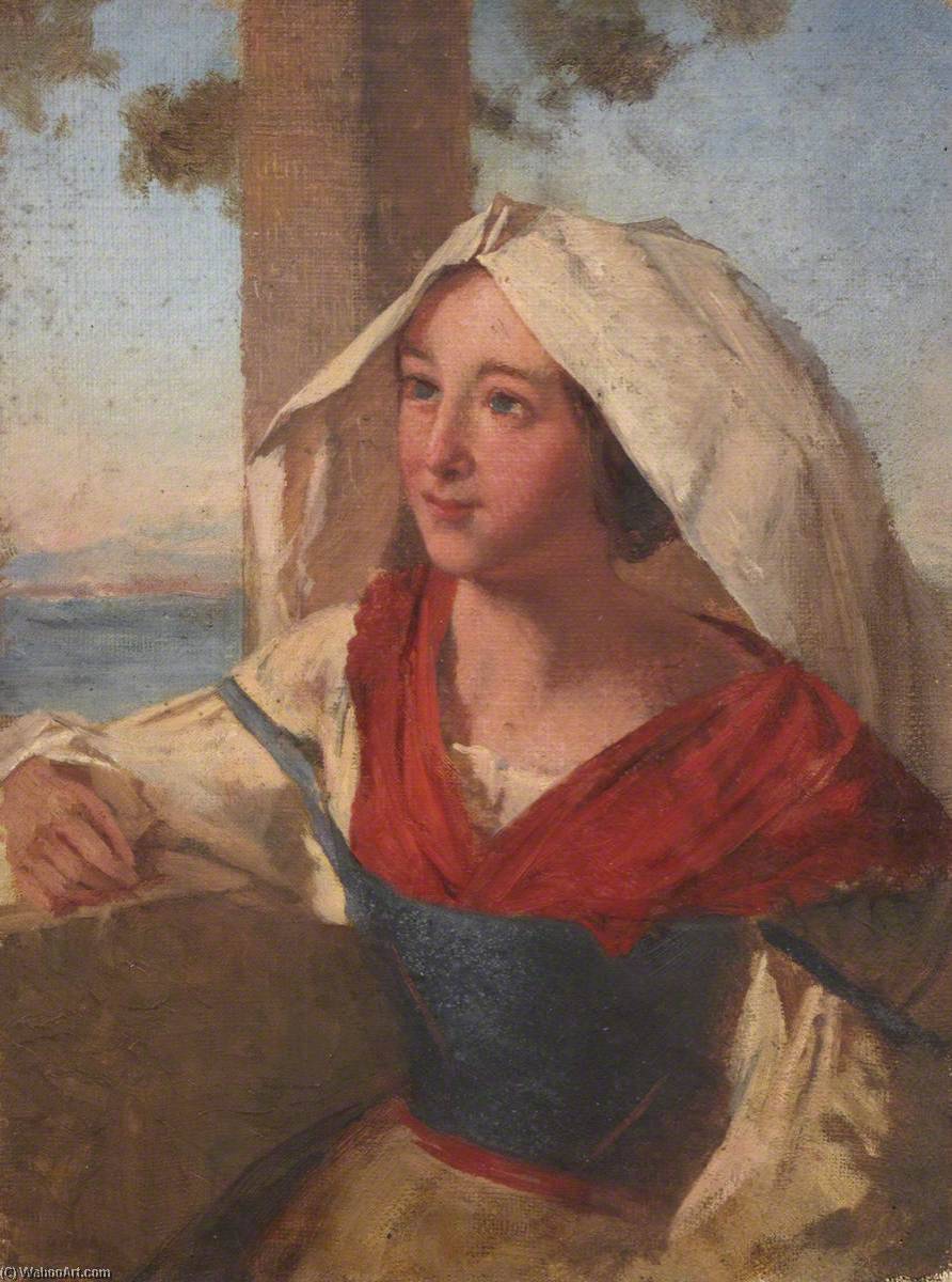 Portrait Of A Woman At The Window — Thomas Stuart Smith