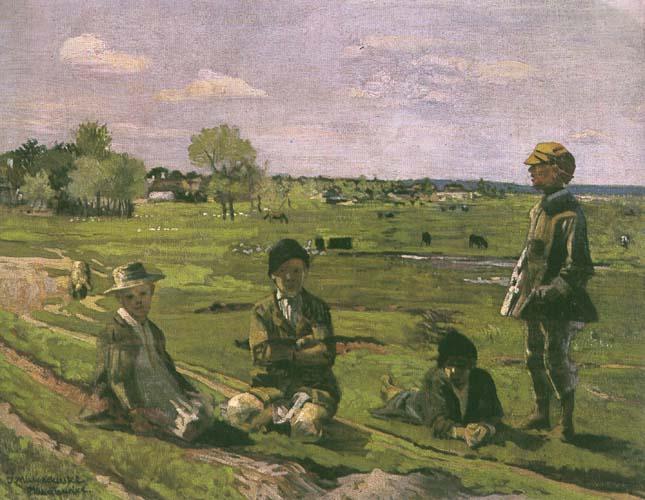 On A Pasture — Jacek Malczewski