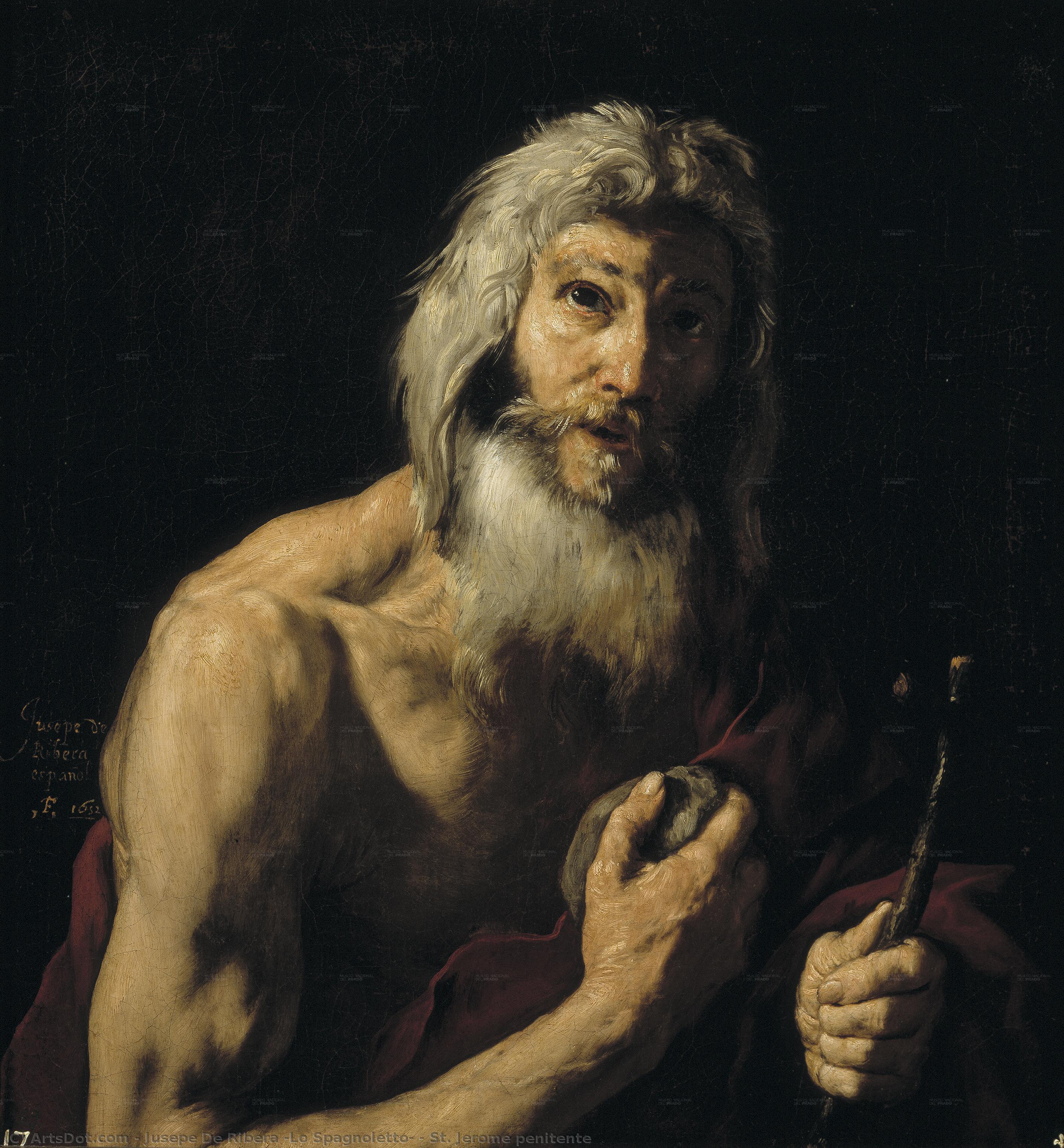 St. Jerome Penitente — Ло Спангелотто