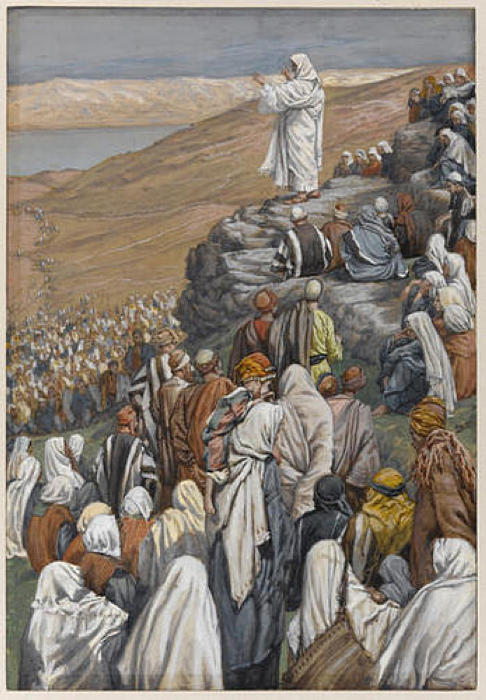 The Sermon On The Mount, Illustration For 'the Life Of Christ' — Jacques Joseph Tissot