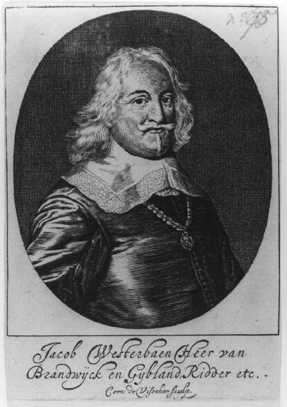 Portrait Of Jacob Westerbaen — Cornelis De Visscher