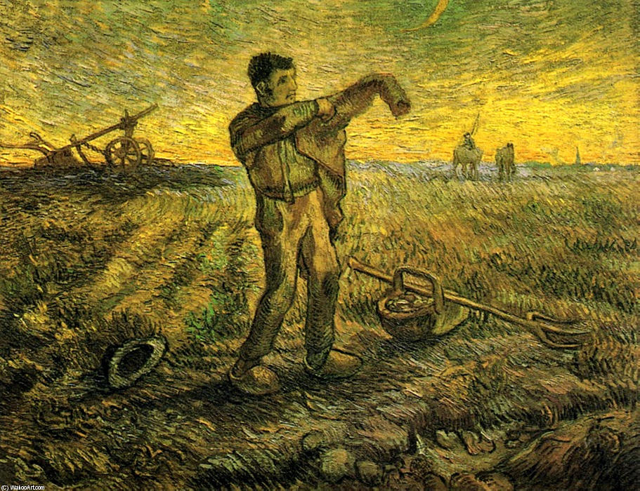 Veče – Kraj Dana (po Miletu) — Vincent Van Gog
