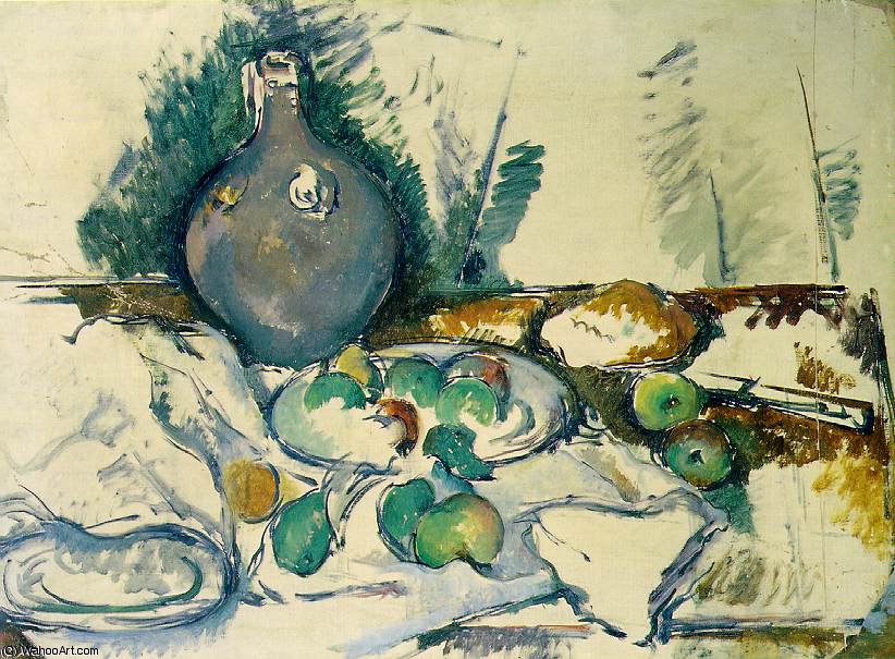Still Life With Water Jug,1892-93, Tate Gallery,lond — Paul Cézanne