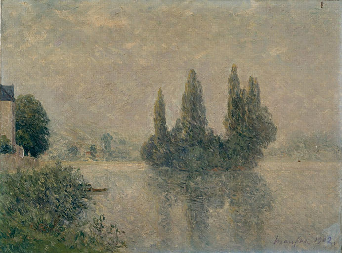 Brouillard Sur La Seine (les Andelys) — Maxime Emile Louis Maufra