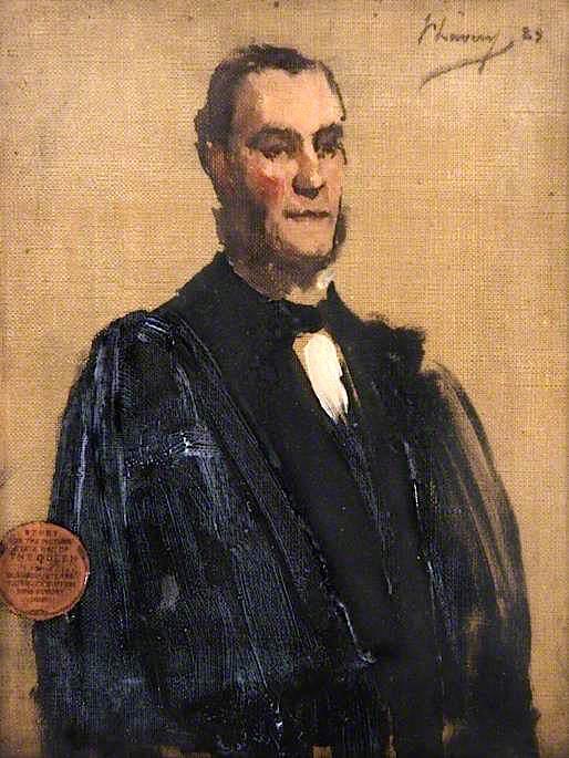 James Nicol, City Chamberlain, Glasgow (sketch) — Sir John Lavery