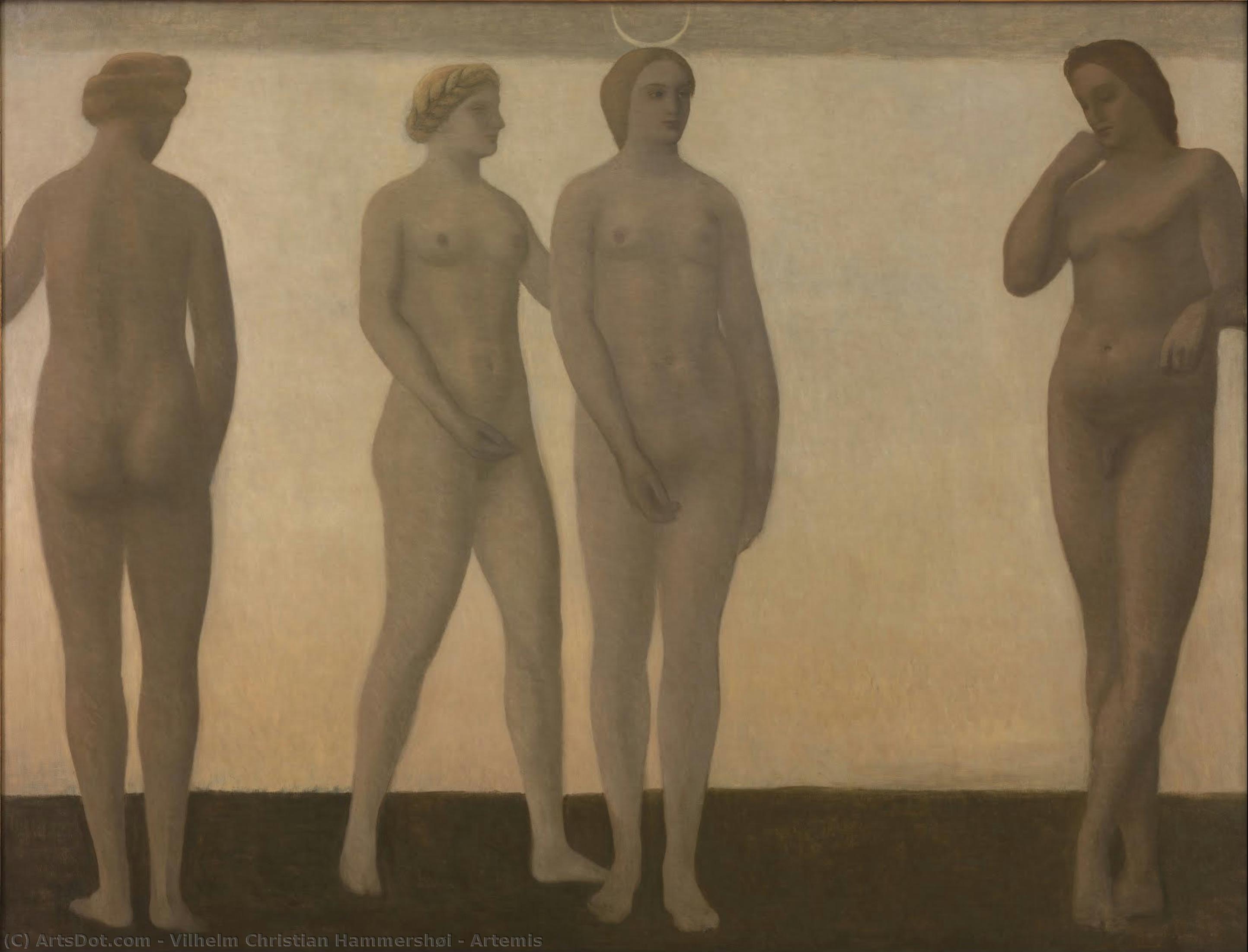 Artemis — Vilhelm Christian Hammershøi