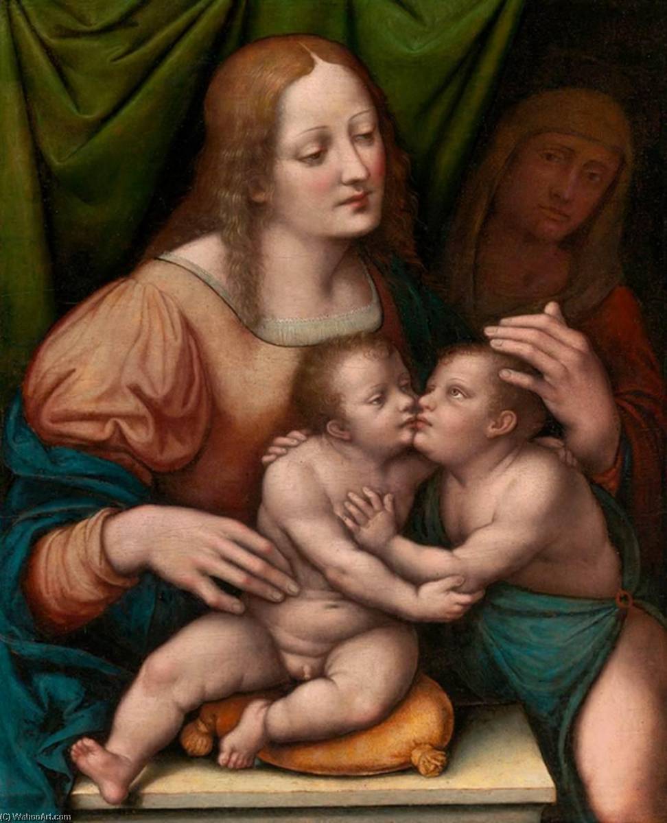 Madonna And Child With St Elizabeth And The Infant St John The Baptist — Giovanni Pietro Rizzoli