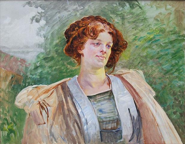 Portrait Of Leontyna Gogulska — Jacek Malczewski