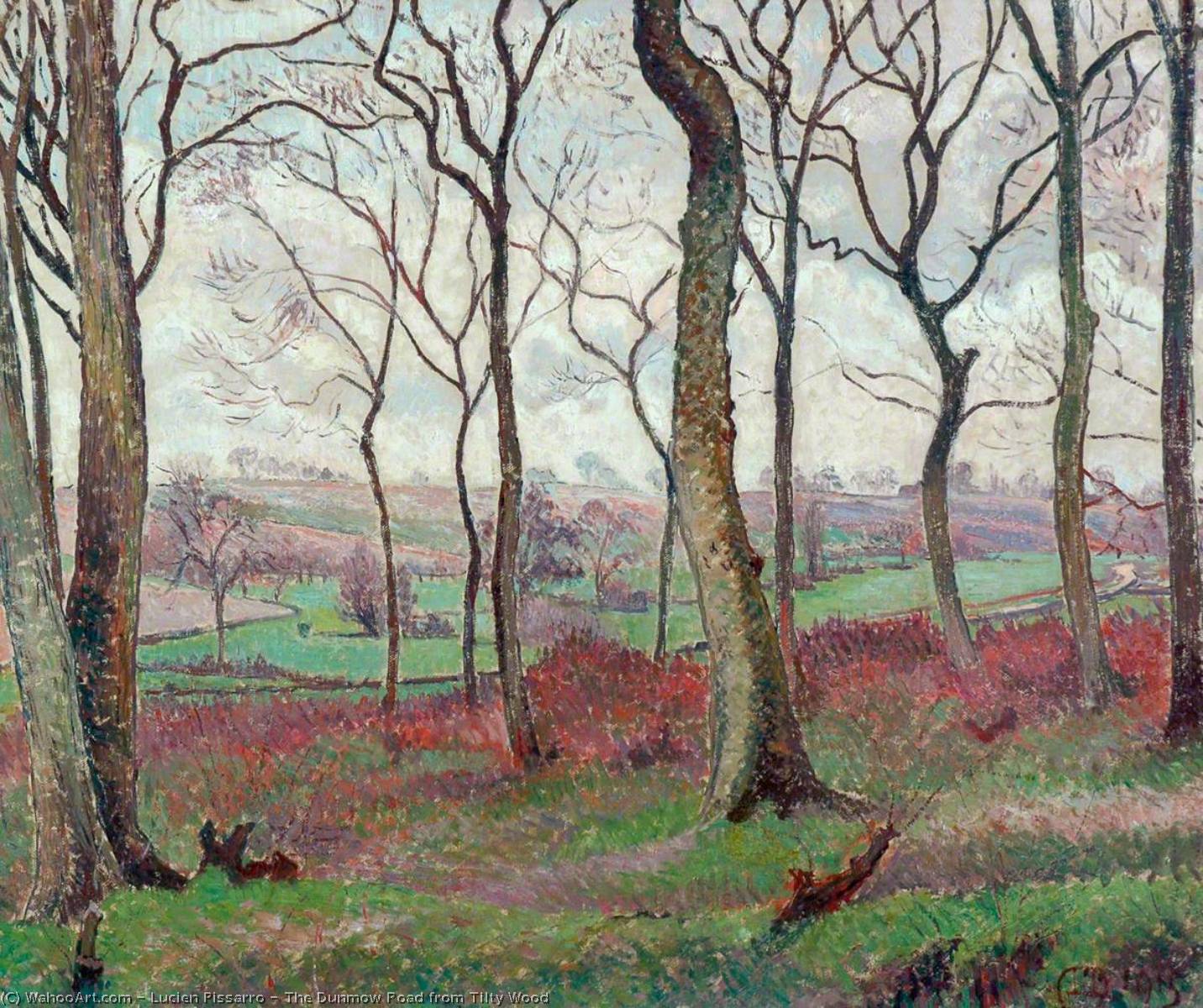 The Dunmow Road From Tilty Wood — Lucien Pissarro