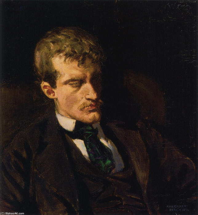 Portrait Of Edvard Munch — Akseli Gallen-kallela
