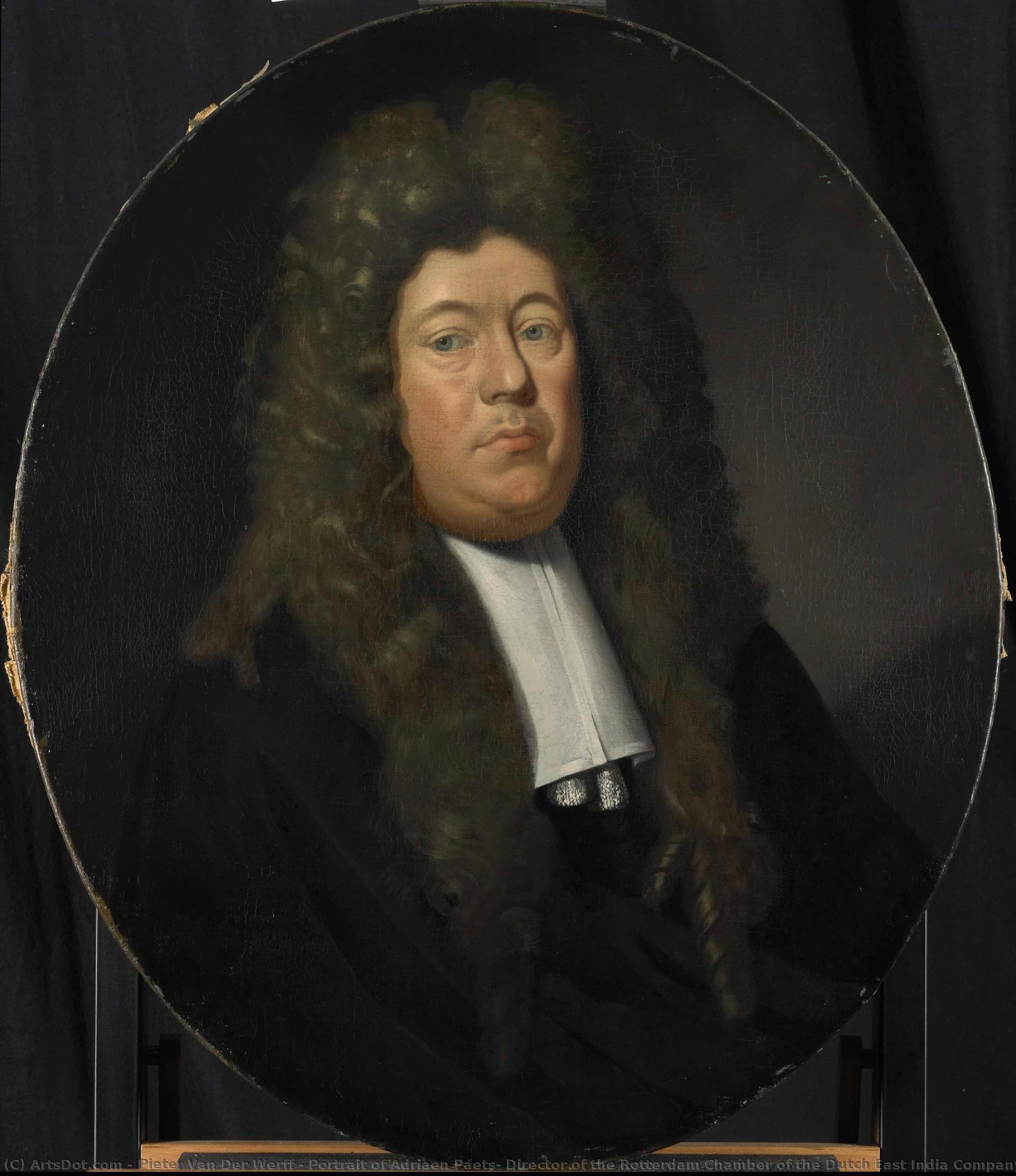 Portrait Of Adriaen Paets, Director Of The Rotterdam Chamber Of The Dutch East India Company, Elected 1668, Pieter Van Der Werff, 1695 - 1722 — Pieter Van Der Werff